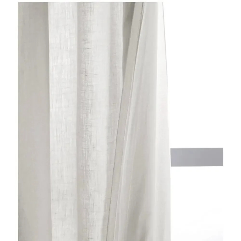 Quince European Linen Room Darkening Curtain 48X96 Cream  New Withou Tags!#5